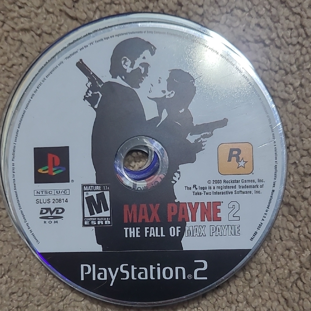 Max Payne 2: The Fall of Max Payne - PlayStation 2 Game Disc
